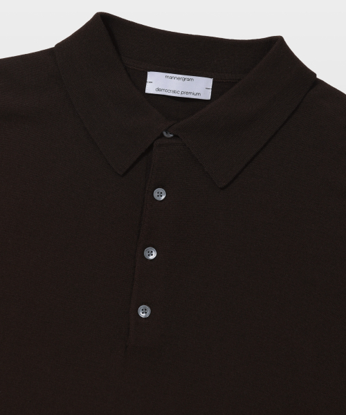 MANNERGRAM（マナーグラム）の「[ゼニア イタリア輸入原糸] Zegna YARN カラーニット ブラウン_ゼニア サマーウール100（ニット/セーター・メンズ・その他・MEDIUM）」の3枚目の写真