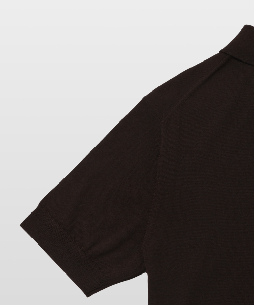 MANNERGRAM（マナーグラム）の「[ゼニア イタリア輸入原糸] Zegna YARN カラーニット ブラウン_ゼニア サマーウール100（ニット/セーター・メンズ・その他・MEDIUM）」の4枚目の写真