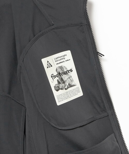NIKE(ナイキ)の「NIKE / ACG UV Five Tower Jacket(ブルゾン・メンズ・チャコールグレー・X-LARGE)」の10枚目の写真