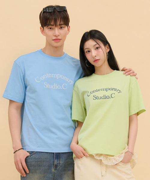 CHASECULT（チェイスカルト）の「共用レタリング半袖Tシャツ-FBZU5802C0Y（Tシャツ/カットソー・メンズ・グリーン・90/95/100/105）」の5枚目の写真