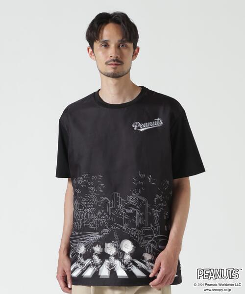 TRIPPY ART(トリッピーアート)の「TRIPPY ART(トリッピーアート)SNOOPY ABBEY ROAD 3D TEE(Tシャツ/カットソー・メンズ・ホワイト/ブラック・L/M/S)」の7枚目の写真