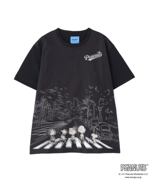 TRIPPY ART(トリッピーアート)の「TRIPPY ART(トリッピーアート)SNOOPY ABBEY ROAD 3D TEE(Tシャツ/カットソー・メンズ・ホワイト/ブラック・L/M/S)」の10枚目の写真