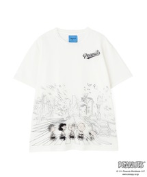 TRIPPY ART(トリッピーアート）SNOOPY ABBEY ROAD 3D TEE
