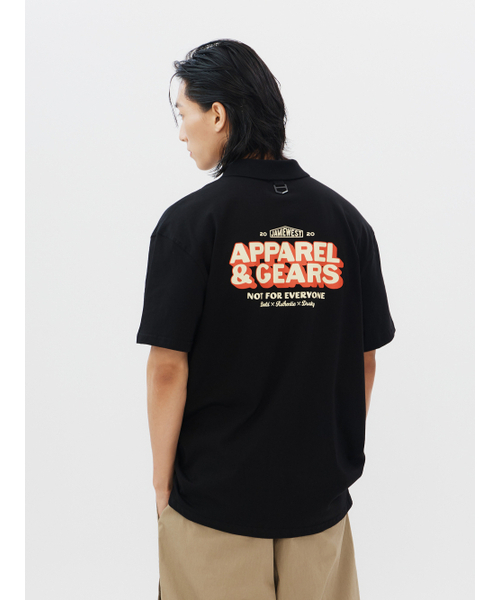 JAMIE WEST(ジェイミーウエスト)の「A&G レタリングカラーTシャツ (ブラック)(ポロシャツ・レディース・その他・MEDIUM/LARGE/X-LARGE)」の1枚目の写真