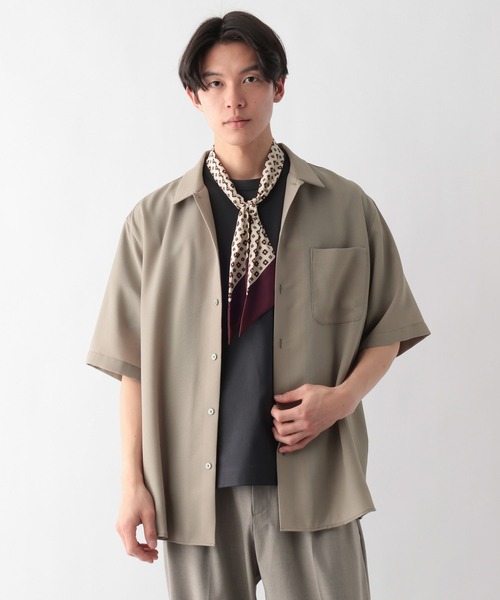 GLOBAL WORK(グローバルワーク)の「クリーンサッカー/シャツ/5分袖/638142(シャツ/ブラウス・メンズ・ダークグレー/ネイビー/ライトグリーン/グリーン系その他6/ブラウン/ライトグレー/ライトブルー/ブラック/ダークブラウン・MEDIUM/X-LARGE/SMALL/LARGE)」の19枚目の写真