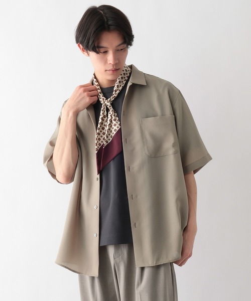 GLOBAL WORK(グローバルワーク)の「クリーンサッカー/シャツ/5分袖/638142(シャツ/ブラウス・メンズ・ダークグレー/ネイビー/ライトグリーン/グリーン系その他6/ブラウン/ライトグレー/ライトブルー/ブラック/ダークブラウン・MEDIUM/X-LARGE/SMALL/LARGE)」の20枚目の写真