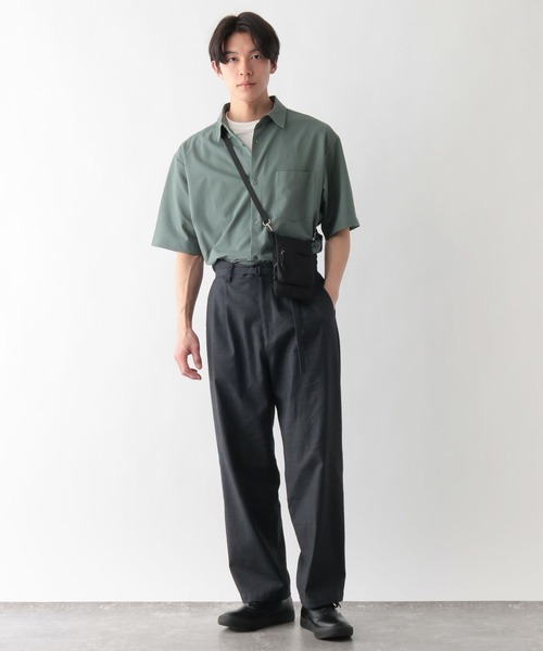 GLOBAL WORK(グローバルワーク)の「クリーンサッカー/シャツ/5分袖/638142(シャツ/ブラウス・メンズ・ダークグレー/ネイビー/ライトグリーン/グリーン系その他6/ブラウン/ライトグレー/ライトブルー/ブラック/ダークブラウン・MEDIUM/X-LARGE/SMALL/LARGE)」の21枚目の写真