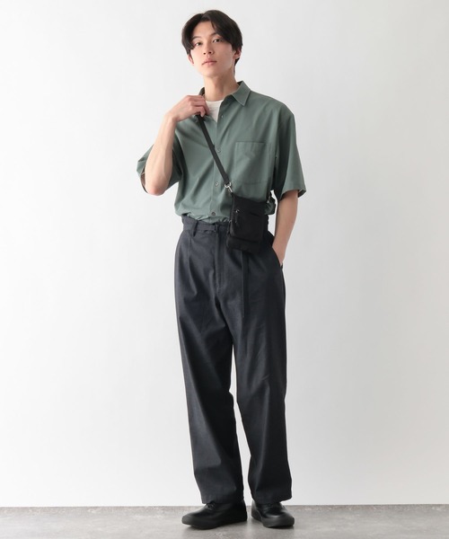 GLOBAL WORK(グローバルワーク)の「クリーンサッカー/シャツ/5分袖/638142(シャツ/ブラウス・メンズ・ダークグレー/ネイビー/ライトグリーン/グリーン系その他6/ブラウン/ライトグレー/ライトブルー/ブラック/ダークブラウン・MEDIUM/X-LARGE/SMALL/LARGE)」の22枚目の写真