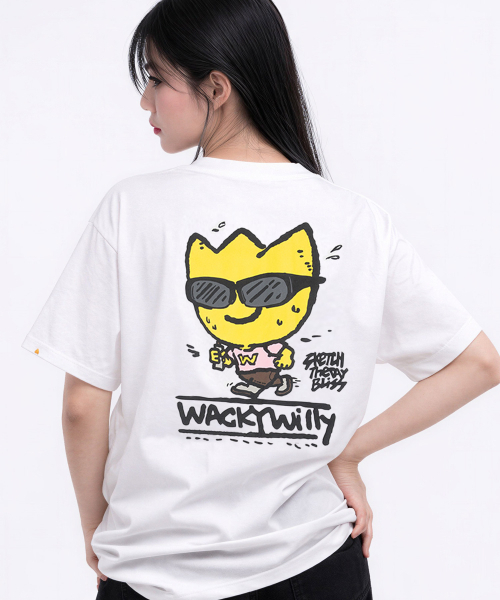 RECLOW(リクロー)の「RC ワキウィリー コラボ 半袖Tシャツ WHITE(Tシャツ/カットソー・レディース・その他・MEDIUM/X-LARGE)」の1枚目の写真