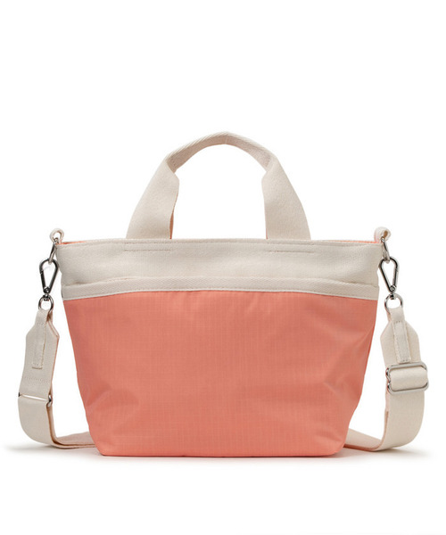 LeSportsac(レスポートサック)の「SMALL BUCKET TOTE コーラルパンチ/メレンゲ(トートバッグ・レディース・ピンク・FREE)」の8枚目の写真