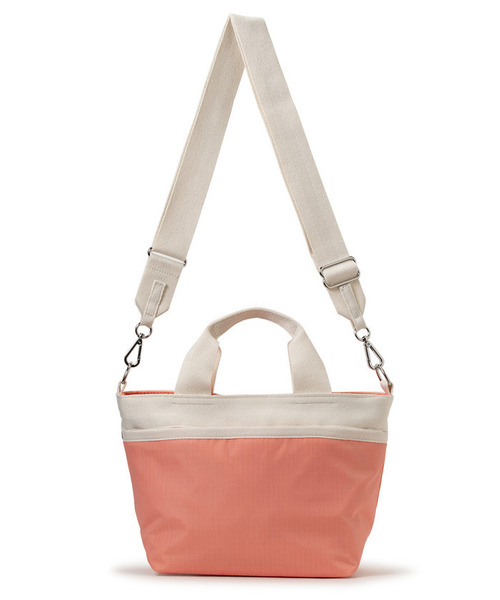 LeSportsac(レスポートサック)の「SMALL BUCKET TOTE コーラルパンチ/メレンゲ(トートバッグ・レディース・ピンク・FREE)」の11枚目の写真