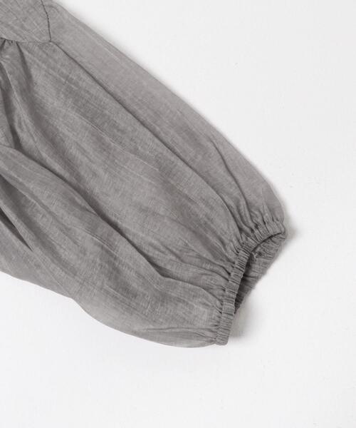URBAN RESEARCH DOORS（アーバンリサーチドアーズ）の「Soft Crinkle Blouse（シャツ/ブラウス・レディース・ミント/グレー・FREE）」の8枚目の写真