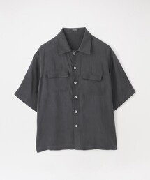 キュプラフィブリルハーフスリーブCPOシャツ
