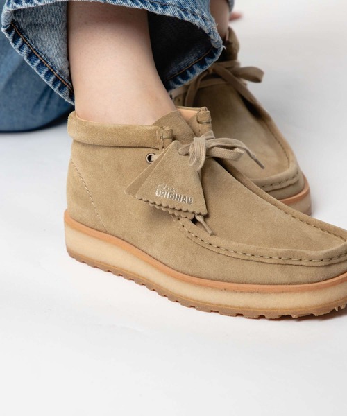 Clarks(クラークス)の「CLARKS Wallabee Scout クラークス ワラビー スカウト ブーツ(ブーツ・レディース・ブラウン/ベージュ・5.5/6/6.5/5)」の19枚目の写真