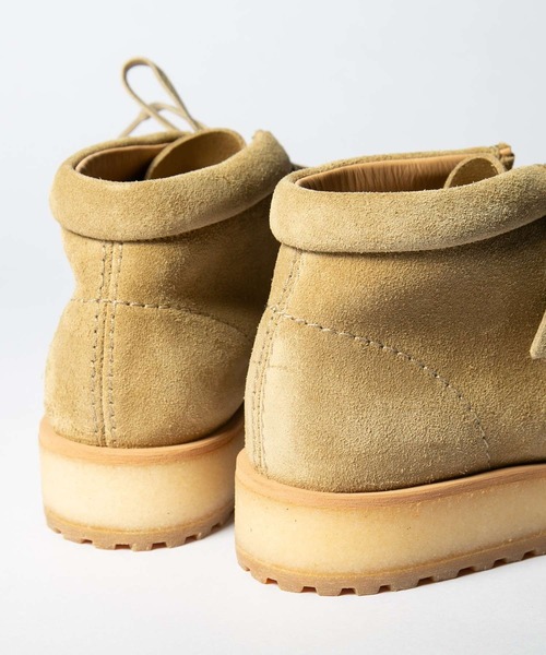 Clarks(クラークス)の「CLARKS Wallabee Scout クラークス ワラビー スカウト ブーツ(ブーツ・レディース・ブラウン/ベージュ・5.5/6/6.5/5)」の4枚目の写真