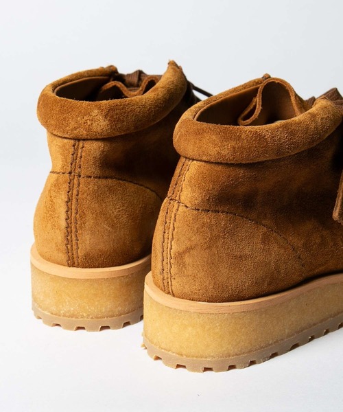 Clarks(クラークス)の「CLARKS Wallabee Scout クラークス ワラビー スカウト ブーツ(ブーツ・レディース・ブラウン/ベージュ・5.5/6/6.5/5)」の8枚目の写真