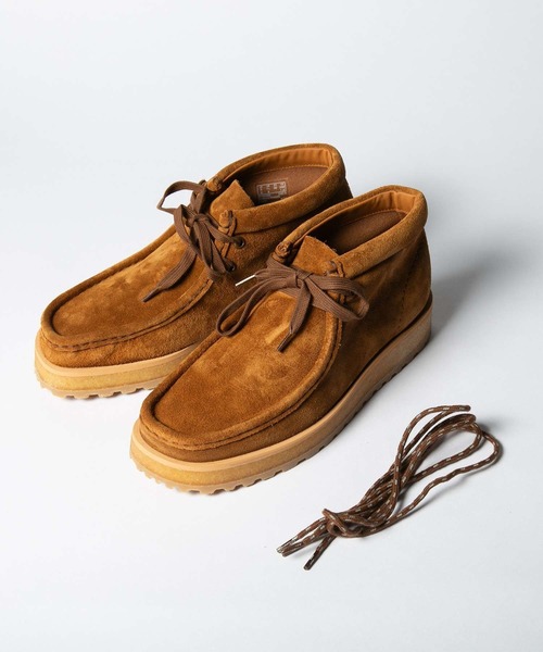 Clarks(クラークス)の「CLARKS Wallabee Scout クラークス ワラビー スカウト ブーツ(ブーツ・レディース・ブラウン/ベージュ・5.5/6/6.5/5)」の10枚目の写真