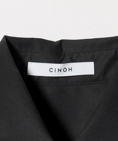 CINOH(チノ)の「<CINOH>ENSO シャツ(シャツ/ブラウス・レディース・ホワイト/ブラック・36)」の11枚目の写真