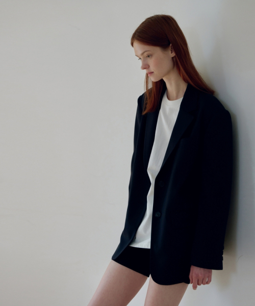 UNNOUT(アナウト)の「OVERSIZED STRIPE WOOL JACKET NAVY(テーラードジャケット・レディース・その他・SMALL/MEDIUM)」の5枚目の写真
