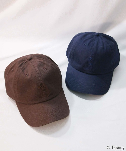 GOOD ROCK SPEED（グッドロックスピード）の「Ｍｉｃｋｅｙ刺繍ＣＡＰ（キャップ・レディース・ブラウン/ネイビー・FREE）」の21枚目の写真