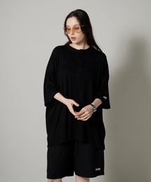 ドレープ ヘンリーTシャツ