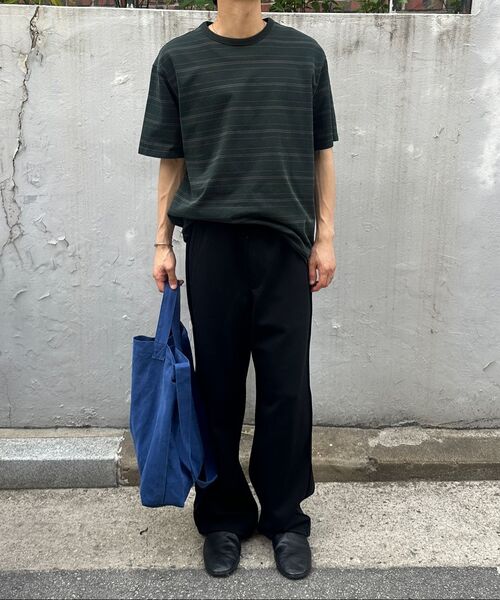 FABREGAT(ファブレガ)の「イーブン ピグダイング ストライプ Tシャツ (ディープグリーン)(Tシャツ/カットソー・レディース・その他・2/3)」の2枚目の写真
