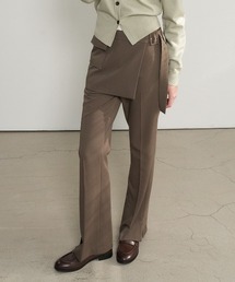【GENERAL IDEA】スカートレイヤードブーツカットパンツ / SKIRT-LAYERED BOOTCUT PANTS