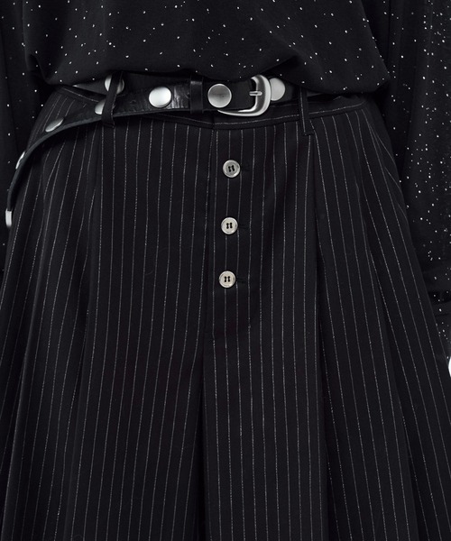 seyto(セイト)の「Leather round studs belt / レザーラウンドスタッズベルト(ベルト・メンズ・ブラック・FREE)」の11枚目の写真