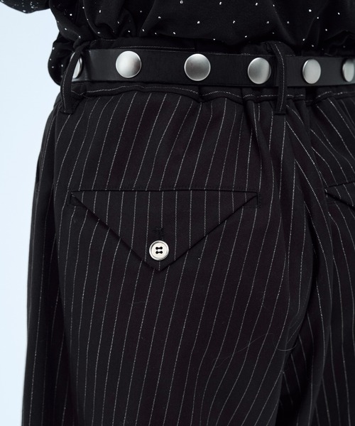 seyto(セイト)の「Leather round studs belt / レザーラウンドスタッズベルト(ベルト・メンズ・ブラック・FREE)」の12枚目の写真