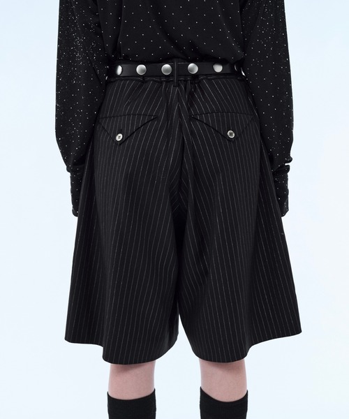 seyto(セイト)の「Leather round studs belt / レザーラウンドスタッズベルト(ベルト・メンズ・ブラック・FREE)」の13枚目の写真