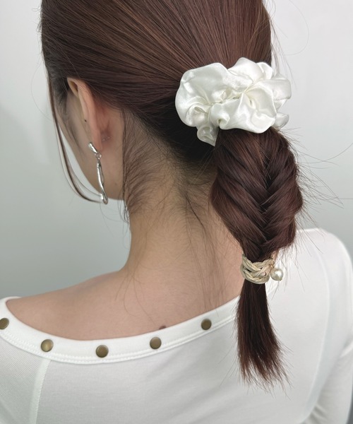 LINFA　（リンファ）の「/ヘアゴム3点セット（ヘアゴム・レディース・ブルー/ブラック/ホワイト/ピンク・FREE）」の2枚目の写真