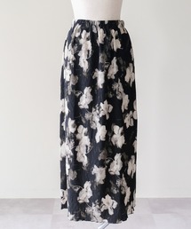 Washer Pleated Flower Skirt(ワッシャープリーツフラワースカート)