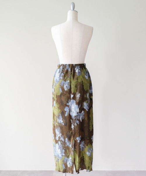 DOLLUPOOPS(ドールアップウップス)の「Washer Pleated Flower Skirt(ワッシャープリーツフラワースカート)(スカート・レディース・イエロー/グリーン/ブラック・FREE)」の17枚目の写真