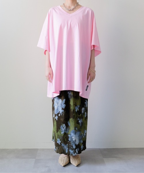 DOLLUPOOPS(ドールアップウップス)の「Washer Pleated Flower Skirt(ワッシャープリーツフラワースカート)(スカート・レディース・イエロー/グリーン/ブラック・FREE)」の11枚目の写真