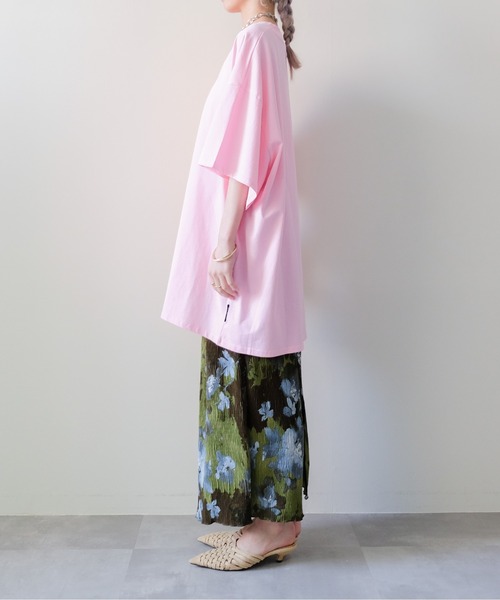 DOLLUPOOPS(ドールアップウップス)の「Washer Pleated Flower Skirt(ワッシャープリーツフラワースカート)(スカート・レディース・イエロー/グリーン/ブラック・FREE)」の12枚目の写真