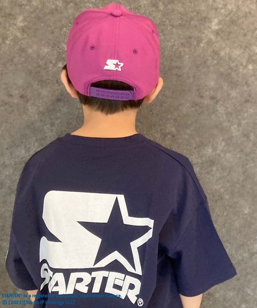 STARTER（スターター）の「STARTER スターター キッズ CAP（STA23-03）（キャップ・キッズ・ブラック/パープル・54/56）」の4枚目の写真