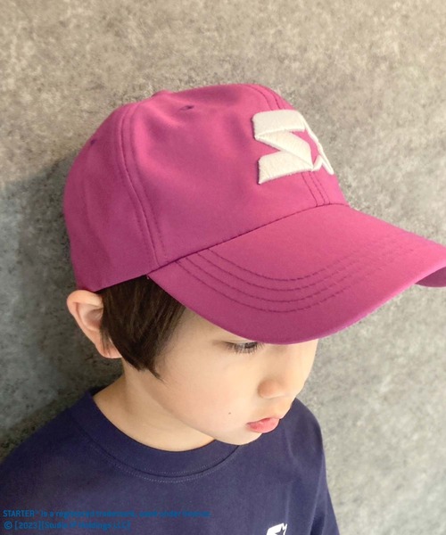 STARTER（スターター）の「STARTER スターター キッズ CAP（STA23-03）（キャップ・キッズ・ブラック/パープル・54/56）」の6枚目の写真