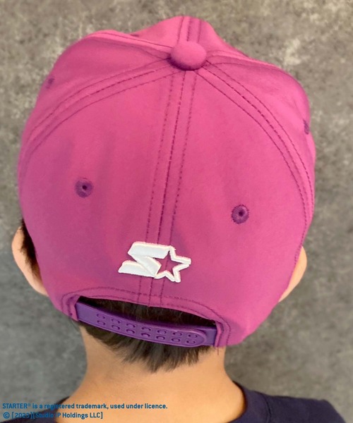 STARTER（スターター）の「STARTER スターター キッズ CAP（STA23-03）（キャップ・キッズ・ブラック/パープル・54/56）」の7枚目の写真