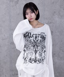 ダメージガーゼトップス（Tシャツ/カットソー）｜Amilige