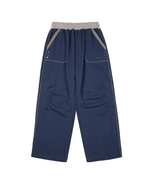 AAKAM（アーカム）の「Knee Pin-Tuck Ethnic Sweatpants (Navy)（スウェットパンツ・レディース・その他・2/1）」の16枚目の写真
