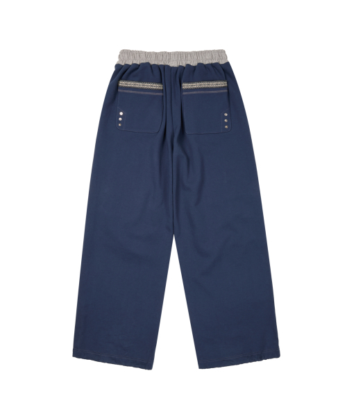 AAKAM（アーカム）の「Knee Pin-Tuck Ethnic Sweatpants (Navy)（スウェットパンツ・レディース・その他・2/1）」の17枚目の写真