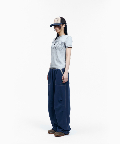 AAKAM（アーカム）の「Knee Pin-Tuck Ethnic Sweatpants (Navy)（スウェットパンツ・レディース・その他・2/1）」の15枚目の写真
