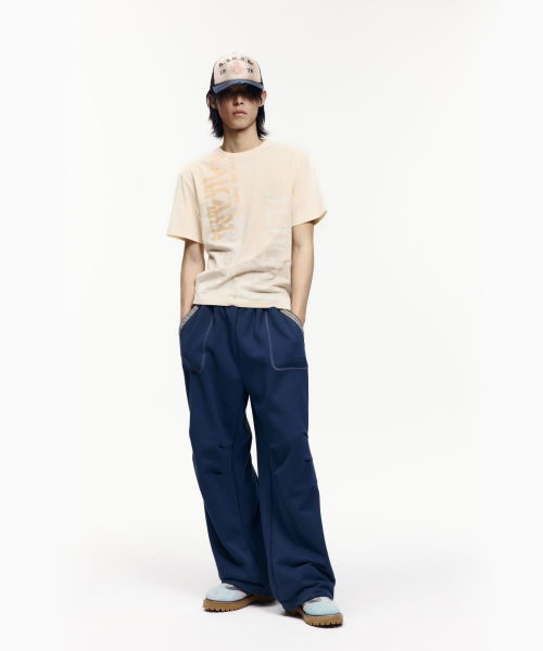 AAKAM（アーカム）の「Knee Pin-Tuck Ethnic Sweatpants (Navy)（スウェットパンツ・レディース・その他・2/1）」の7枚目の写真