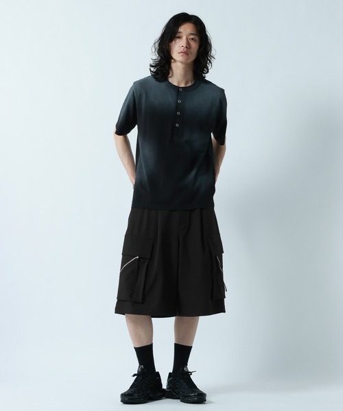 RAGEBLUE(レイジブルー)の「PARACHUTE HALF PANTS/パラシュートハーフパンツ(カーゴパンツ・メンズ・ブラック/グレー系その他・LARGE/MEDIUM)」の3枚目の写真