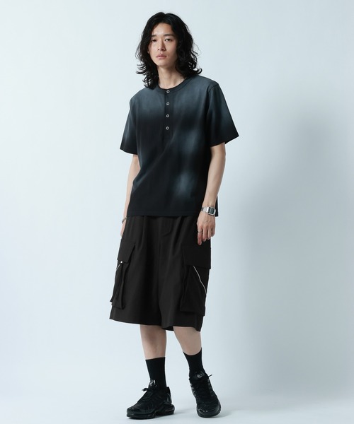 RAGEBLUE(レイジブルー)の「PARACHUTE HALF PANTS/パラシュートハーフパンツ(カーゴパンツ・メンズ・ブラック/グレー系その他・LARGE/MEDIUM)」の5枚目の写真