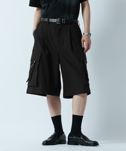RAGEBLUE(レイジブルー)の「PARACHUTE HALF PANTS/パラシュートハーフパンツ(カーゴパンツ・メンズ・ブラック/グレー系その他・LARGE/MEDIUM)」の14枚目の写真