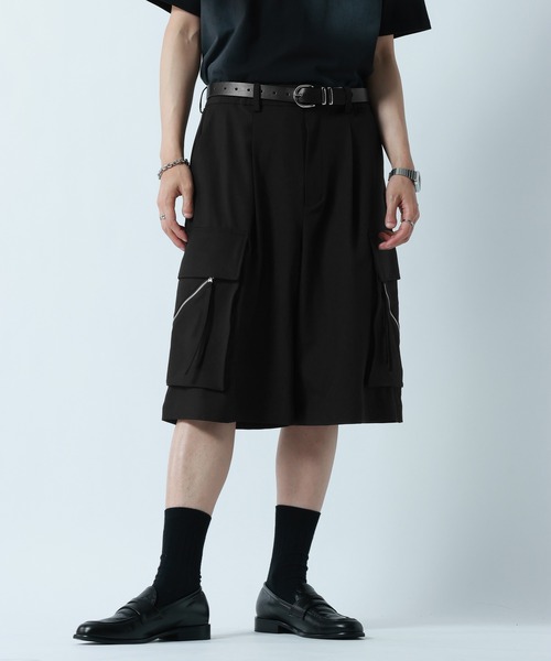 RAGEBLUE(レイジブルー)の「PARACHUTE HALF PANTS/パラシュートハーフパンツ(カーゴパンツ・メンズ・ブラック/グレー系その他・LARGE/MEDIUM)」の15枚目の写真