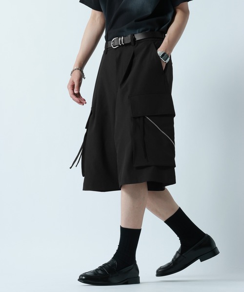 RAGEBLUE(レイジブルー)の「PARACHUTE HALF PANTS/パラシュートハーフパンツ(カーゴパンツ・メンズ・ブラック/グレー系その他・LARGE/MEDIUM)」の17枚目の写真