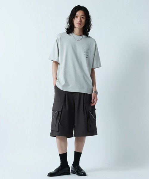 RAGEBLUE(レイジブルー)の「PARACHUTE HALF PANTS/パラシュートハーフパンツ(カーゴパンツ・メンズ・ブラック/グレー系その他・LARGE/MEDIUM)」の9枚目の写真