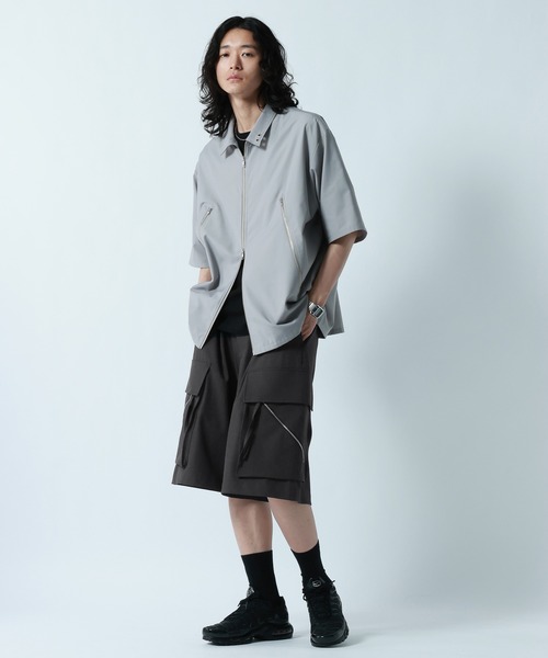 RAGEBLUE(レイジブルー)の「PARACHUTE HALF PANTS/パラシュートハーフパンツ(カーゴパンツ・メンズ・ブラック/グレー系その他・LARGE/MEDIUM)」の8枚目の写真